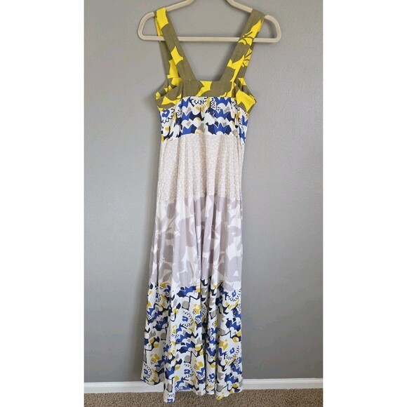 NWT Rebecca Taylor | Sz 0 | Maxi Sundress 💚 💙 💛 Floral Flowy Care Tag Missing - Picture 5 of 13